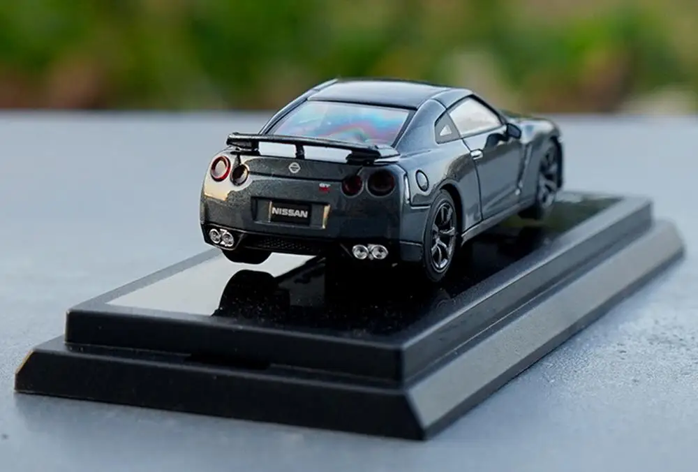 1/64 Nissan Skyline GT-R R35 серый литой автомобиль модельные игрушки, коллекционные подарок NIB