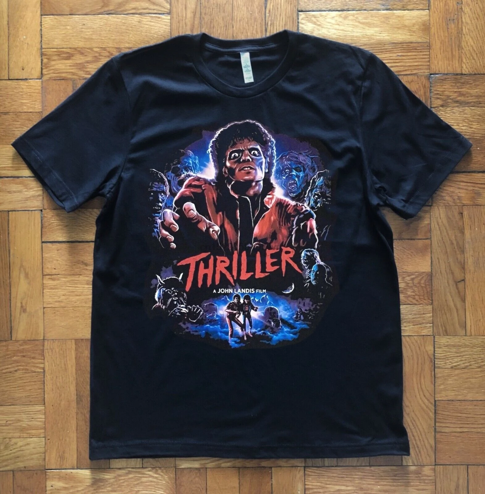 Майкл Джексон Thriller футболка | Мужская одежда