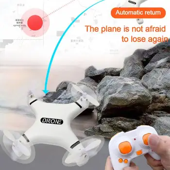 

Gifts For The 2020 New Year Remote Control Aircraft 2.4G Ultra-Mini 4-axis Aircraft Pocket Drone One-Button Return Party Gift