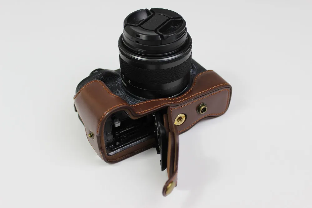 Чехол для камеры в стиле ретро для Canon EOS m6ii из искусственной кожи, чехол для профессиональной фотографии s 15-45 мм