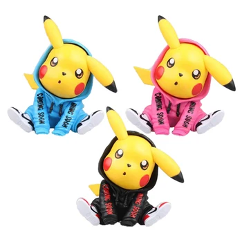 

Tomy Pokemon 12cm fashion Pikachu PVC Anime Action Figure Dolls Toys for children