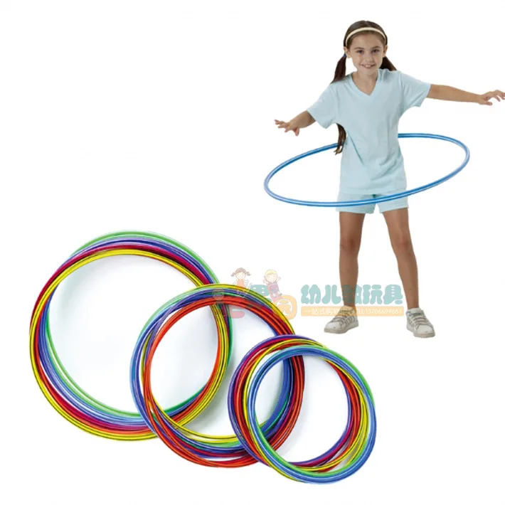 

Color-Me Kindergarten Children Gymnastic Support Frame Jump Ring Economical Large, Medium And Small Size round Mouth Hula Hoop