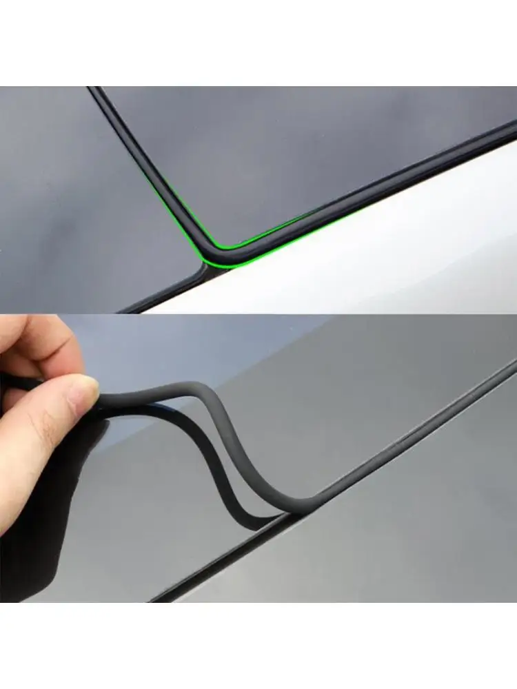 

Car wind Noise Reduction Kit Quiet Seal Kit for Tesla Model3 Skylight glass seal