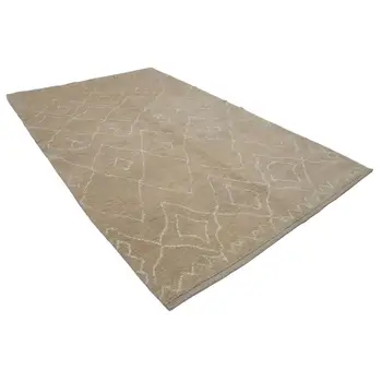 

198x310 Cm Beige Handmade Moroccan Rug-6x10 Ft