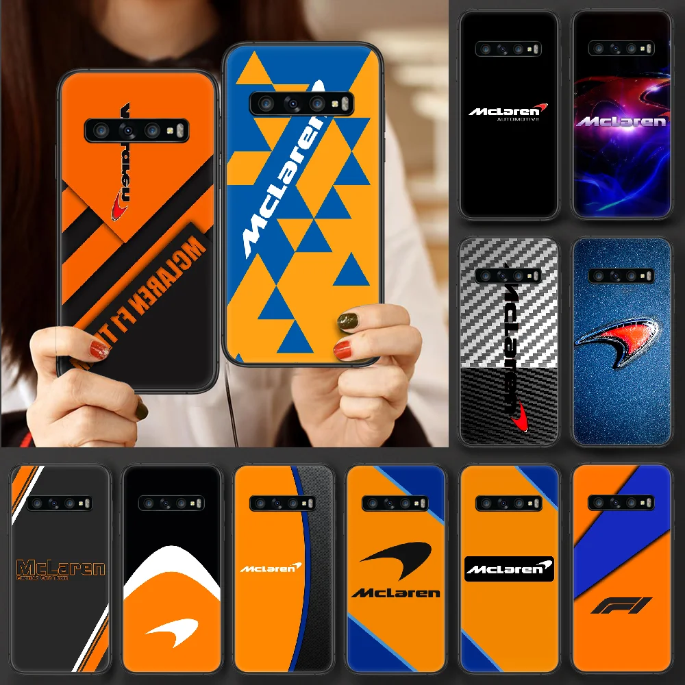 Чехол для телефона с логотипом Mclaren Honda Для Samsung Galaxy Note S 8 9 10 20 Plus E Lite Uitra черный