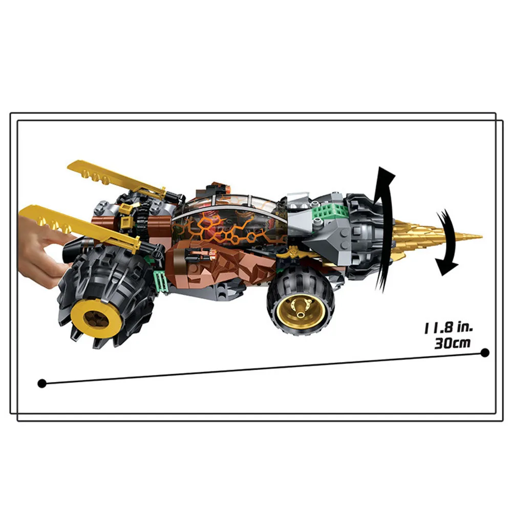 Beste 2019 Nieuwe DIY Ninjago Cole s Earth Driller Ninja Compatibel legoinger NinjagoES Bouwstenen 70669 Speelgoed voor Kinderen Kids Gift