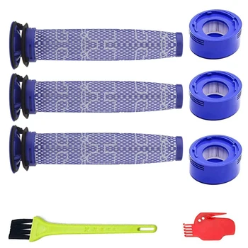 

Top Sale 6 Pack Premium Vacuum Filter Set with 3 Pre Filters and 3 HEPA Filters for Dyson V7 & V8 Absolute and Cordless Vacuums
