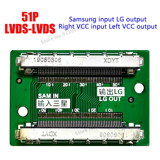 FHD 4K 51Pins LVDS to LVDS LG to SAM SAM to LG Definition