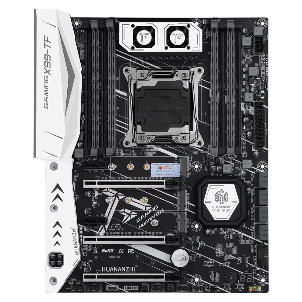 Материнская плата HUANANZHI X99 X99-TF с двумя слотами M.2 NVME и поддержкой DDR3 и DDR4 LGA2011-3