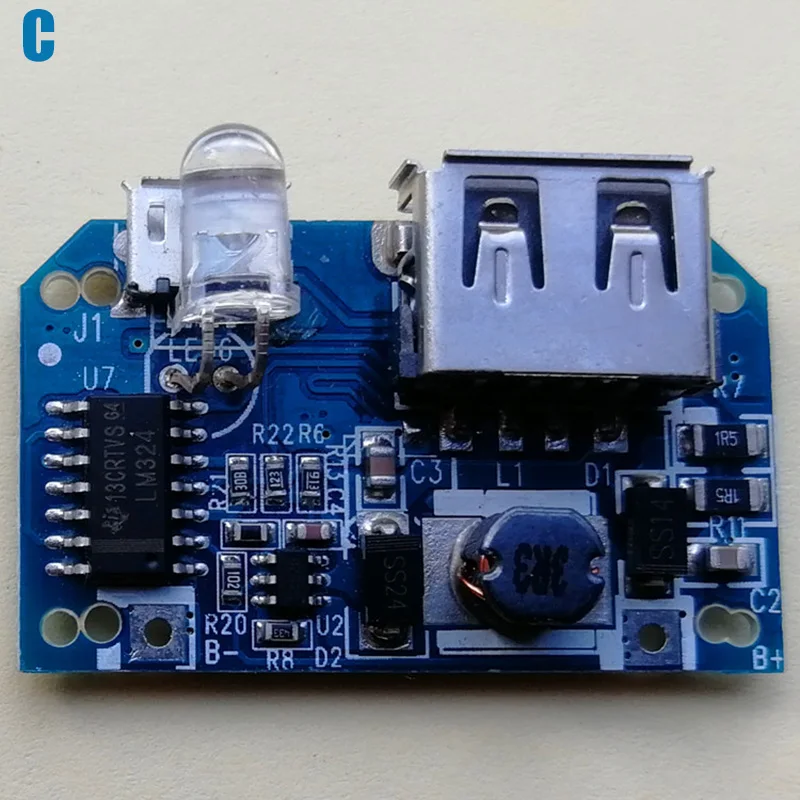 5 в 3 А Блок питания для мобильного аккумулятора плата питания PCB контроллер зарядки два usb порта ЖК-экран DIY аксессуары для замены