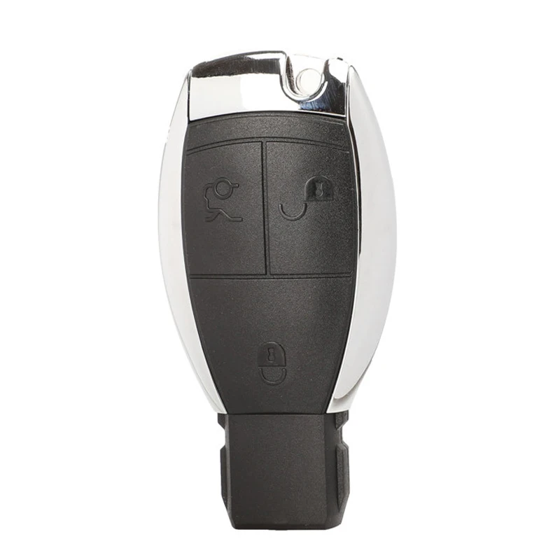 Jingyuqin 3/4 кнопочный чехол для дистанционного ключа от машины Fob Shell для MERCEDES BENZ C E R S CL GL SL CLK SLK W203 fob+ зажим для держателя батареи - Цвет: 3 BTN with Clamp