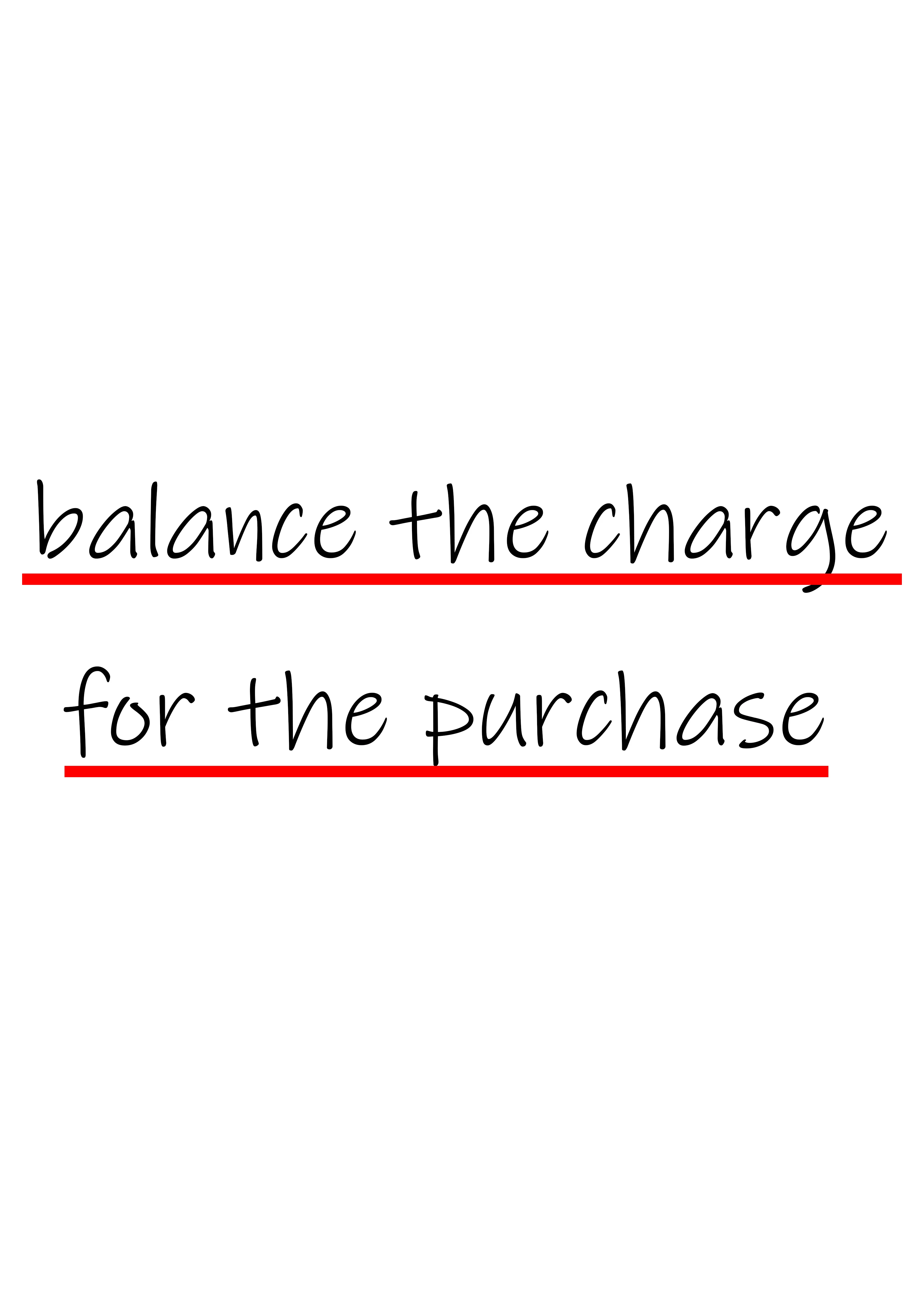 Balance the charge for the purchase AliExpress