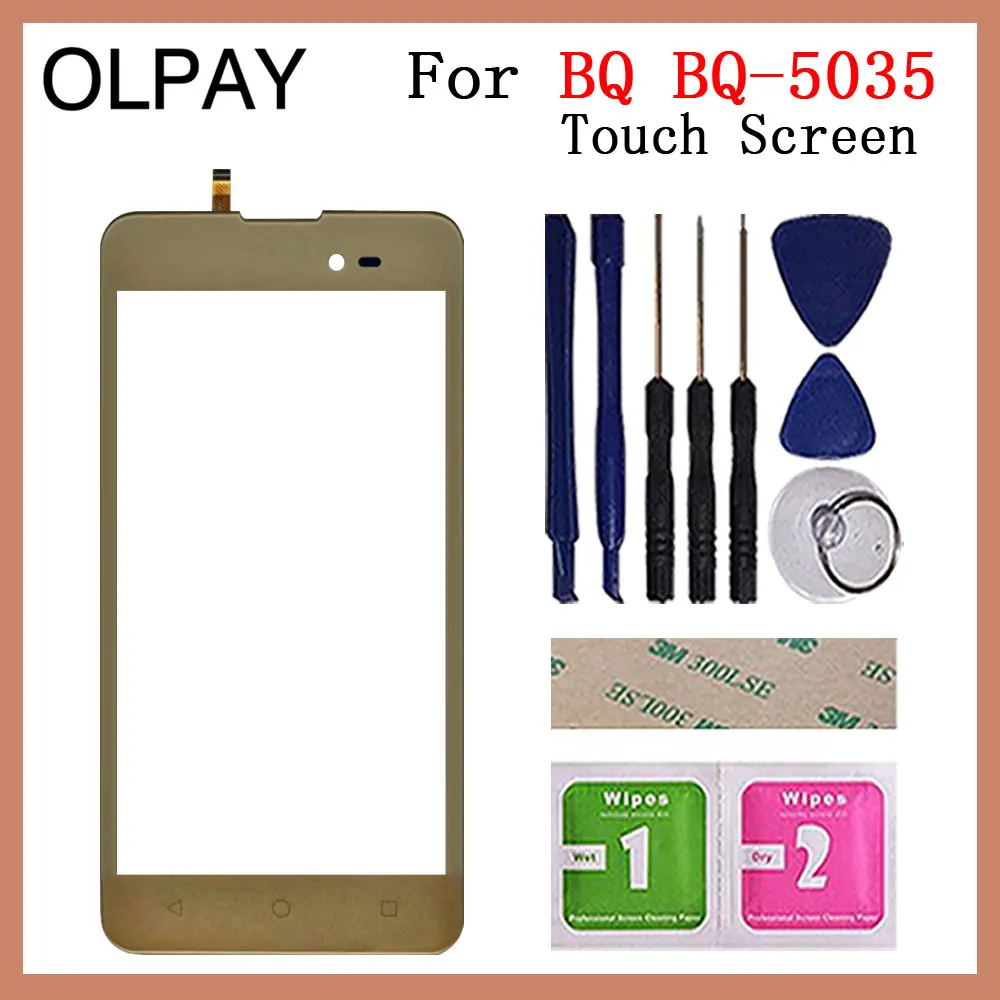 Сенсорный экран 5," дюймов для BQ BQ-5035 Velvet BQ 5035 BQS-5035 сенсорный экран дигитайзер Панель переднее стекло объектив сенсор ремонт