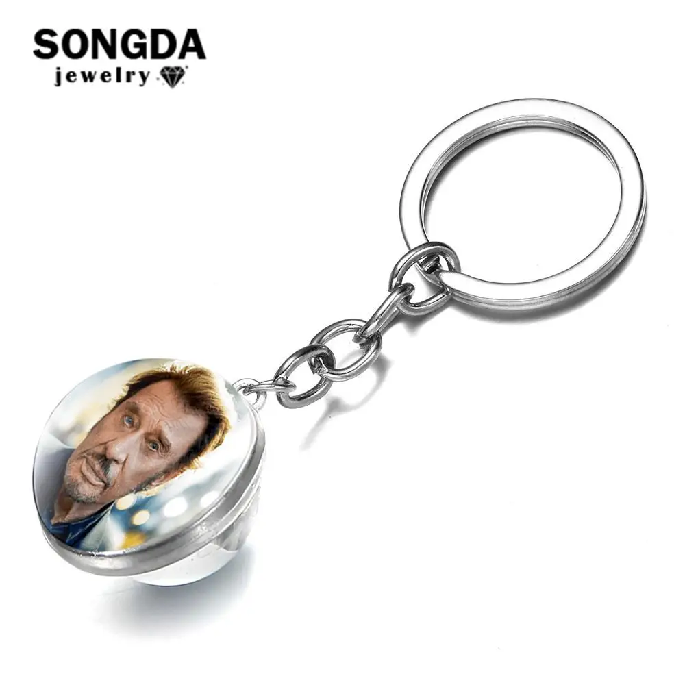 Классический брелок SONGDA с изображением Джонни Хелли французского Элвиса