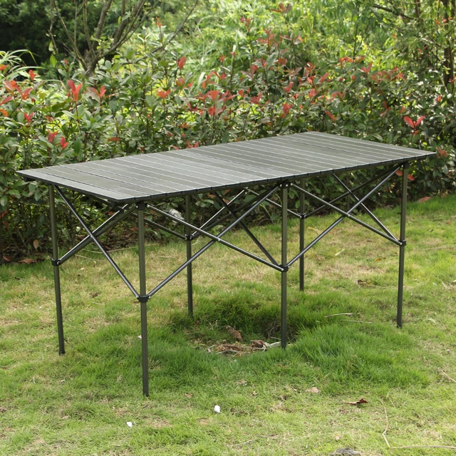 Acheter Table pliante noire pour Camping en plein air, Portable