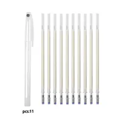 10-Piece Set of Heat Erasable Fabric Marking Pens for DIY Crafts and Sewing (05-10pcs with cover)