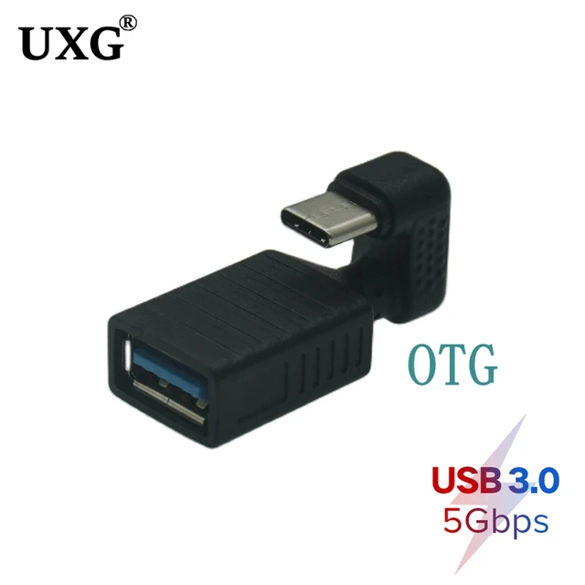 Adattatore USB C A USB 3.1 Angolo 90° (2 Pack) - Trasferimento Dati 10Gbps, Ricarica 100W - Per Smartphone, Tablet, Laptop - Foto 4