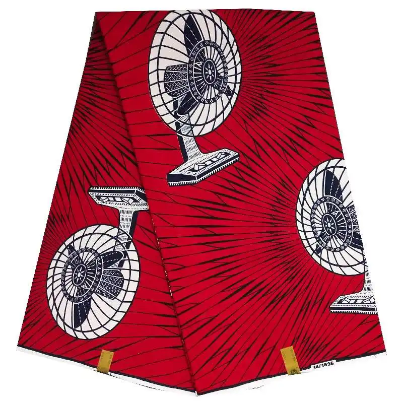 wax fabric Хлопок высокое качество Новое поступление Голландский Настоящий Воск 6 ярдов/шт, африканская вощеная ткань принтом гарантия мягкие восковые ткани - Цвет: wax fabric