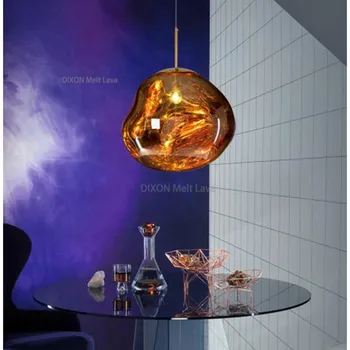 

Modern Glass LED Light Ceiling Lamp DIXON Melt Lava Living Room Chandelier Lighting Modern Hanging Ceiling Lamps