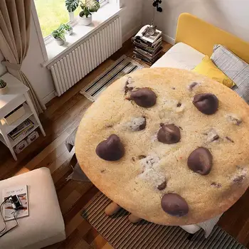 

Bed blanket comfort food creativity chocolate novelty blanket perfect round tortilla throw blanket bed sofa new year gift