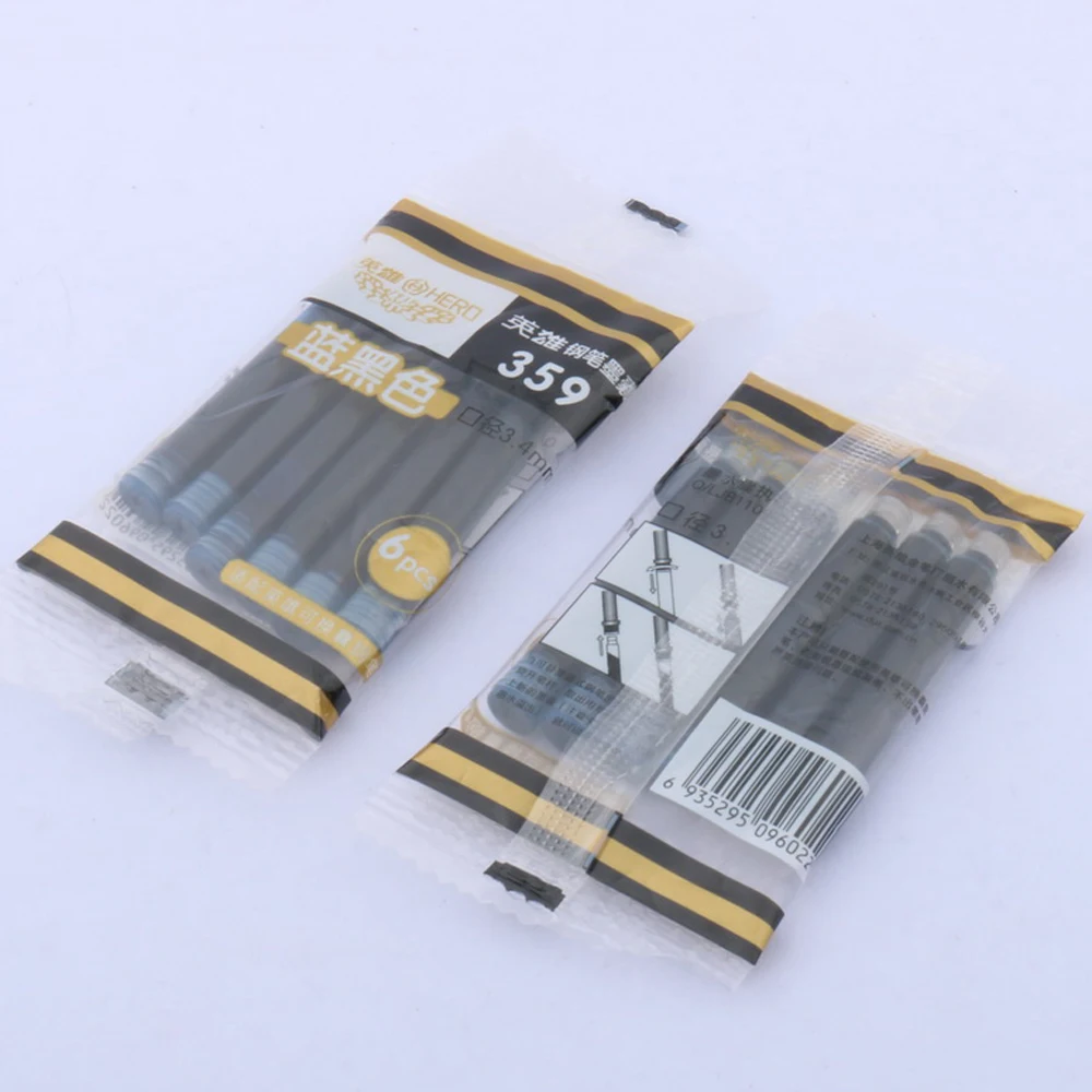 Чернильные картриджи для перьевой ручки Hero 2 6 мм 3 4 12 шт.|pen fancy|pen ballpointcartridge cb435a |