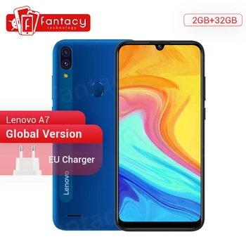 Перейти на Алиэкспресс и купить Global Verdion Lenovo A7 мобильный телефон SPREADTRUM SC9863A Восьмиядерный 2 ГБ 32 ГБ 4000 мАч задняя камера 13 МП фронтальная камера 5 Мп 6,09 HD дисплей