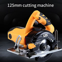Machine à découper les carreaux de sol et la pierre, scie circulaire électrique, multifonctionnelle, outils pour le travail du bois, haute puissance, 4000 