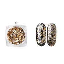 IBCCCNDC градиентный блестящий набор для ногтей, порошок, лазер, блестящий маникюр, дизайн ногтей, хром, пигмент, серебро, набор для украшения своими руками