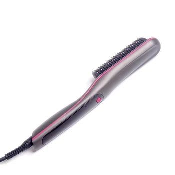 

Straight Hair Brush, Heating Straightening Brush, Anti-Scalding Automatic Temperature Lock 3 Heat Levels, 30S Fast Ceram