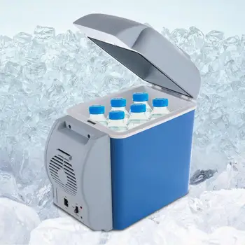 

12V 7.5L Mini Refrigerator Portable Car Cooler Warmer Freezer Home Camping Travel Fridge Cooling Box Food Fruit Storage Fridge