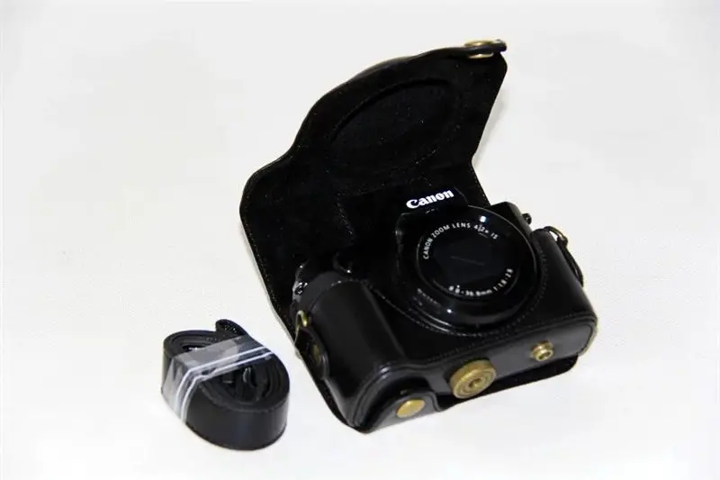 Чехол для камеры из искусственной кожи для Canon Powershot G9 X G9X2 G7X2 G7XII G7X3 gsxxiii G5X чехол для камеры с ремешком