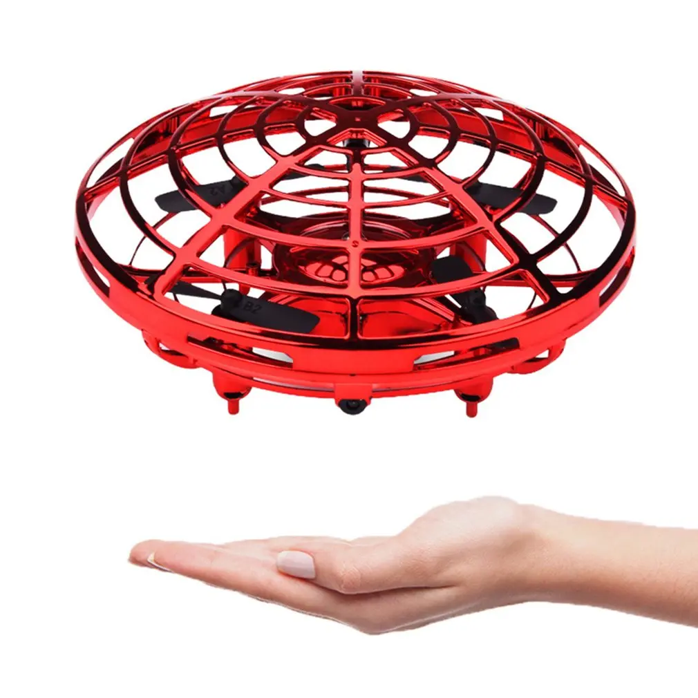 MINI RC Drone with Sensors 2.4G 4CH Quadcopter Gyro Fly Ball Smart No remote control Shatterproof Pocket UFO safe Toys for Kids