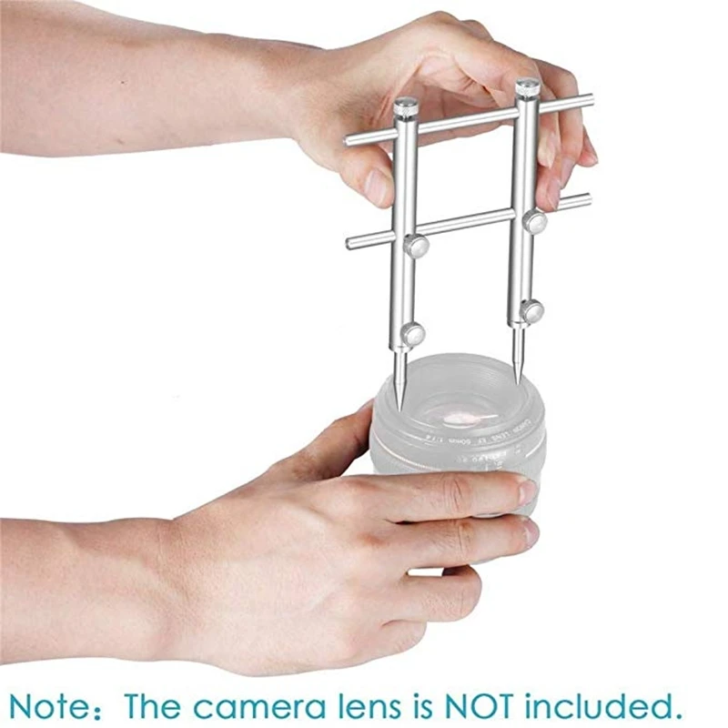 Camera Lens Repair Kit 10-100mm Lens Repair Set with 3 Tips 6 Screws 2 Hexagon Wrench for DSLR Camera