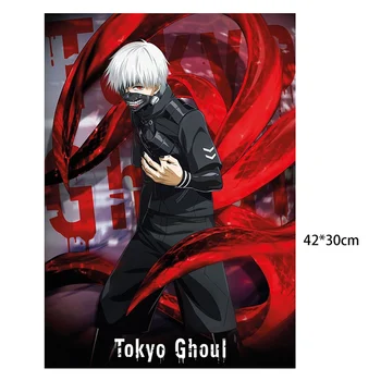 

1 Pcs Hot Sale Tokyo Ghoul Kaneki Ken Anime Maxi Manga Wall Poster Print 42*30cm Home Decoration Wall Art