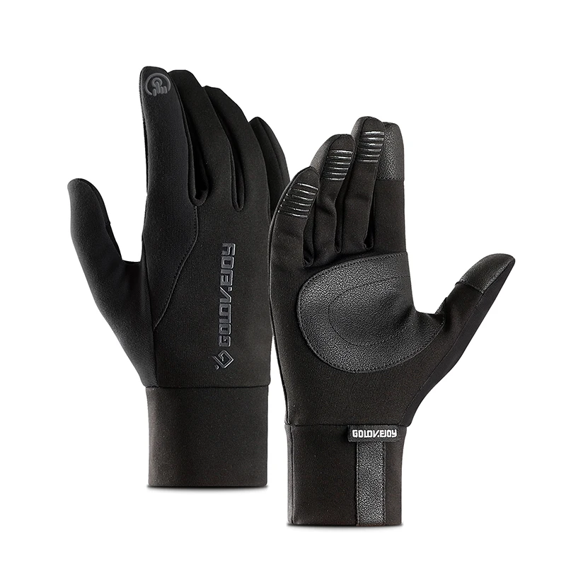 Guantes Para Bicicleta Mtb велосипедные перчатки полный палец зима тепловой ветрозащитный сенсорный экран противоскользящие велосипедные перчатки для мужчин и женщин