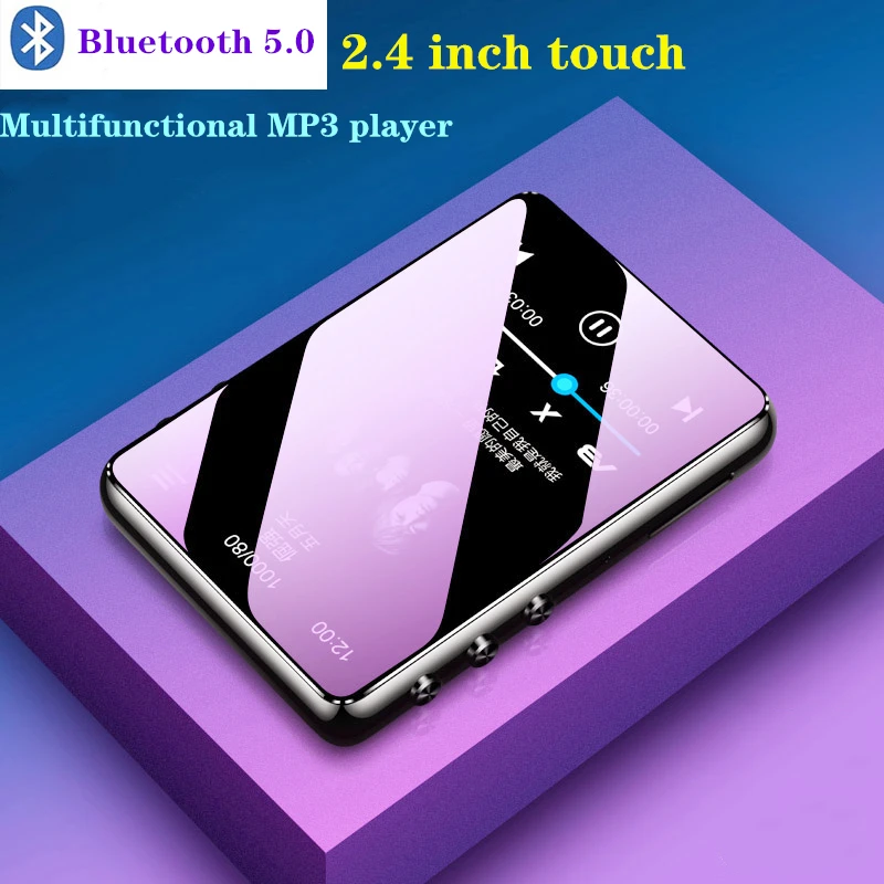 Bluetooth 5 0 Mp3 плеер 2 4 дюймов полный сенсорный Экран Встроенный динамик 8 г 16 32 с