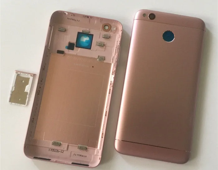 Темно-синий Для Xiaomi Redmi 4X задняя крышка батарейного отсека задняя дверь чехол для Xiaomi Redmi 4X Крышка батарейного отсека Запасные части - Цвет: Темно-синий