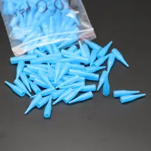 1000 шт татуировки иглы колпачки Насадки советы для постоянного макияжа бровь, карандаш для глаз, губы машины 1RL 3RL