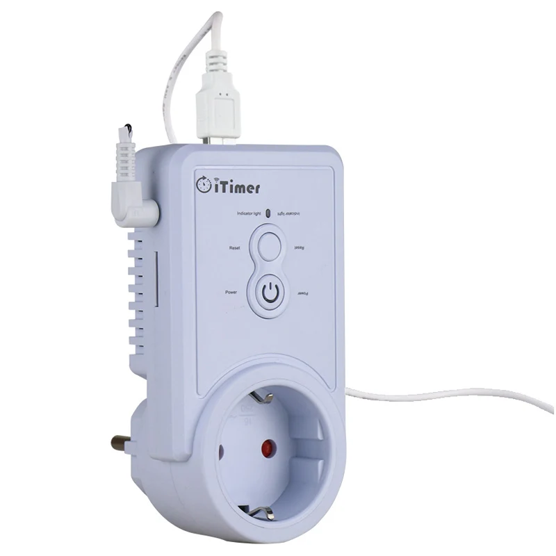 Enchufe de Alimentación inteligente GSM, enchufe de pared con