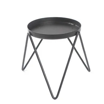 

Iron Indoor Outdoor Balcony Flower Pot Holder Rustproof Display Rack Smooth Stable Home Decor Living Room Garden Floor Standing