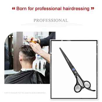 

6 inch Cutting Thinning Styling Tool Hair Scissors Stainless Steel Salon Hairdressing Shears Regular Flat Teeth Blades