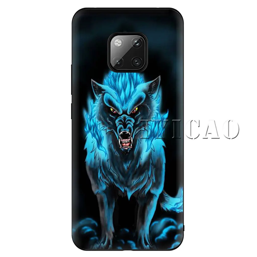 Мягкий чехол Wolf для huawei P20 Lite P20 Pro P30 P30 Lite P30 Pro P Smart P Smart Z P Smart Plus - Цвет: 2