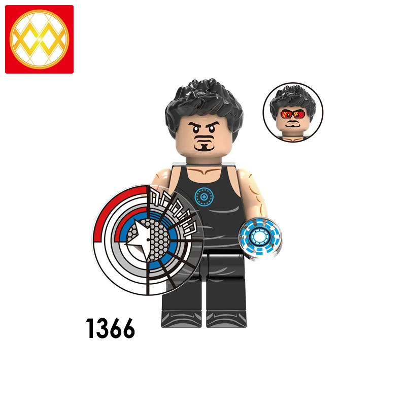 XH1366 Темный Феникс Psylocke Iceman белая королева Mustique colorssus X-man X0277 50 шт. строительные блоки рождественские подарки игрушки - Цвет: XH1366