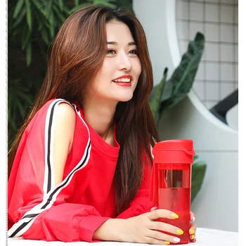 

GUIBOBO Fashion Water Bottle Coffee Cup With Lid Rope For Office Working School NO020529811