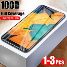 3 шт. 100D полное покрытие гидрогель пленка для samsung Galaxy A10 A20 A30 A40 A50 A60 A70 M10 M20 A7 A8 A50 мягкая защитная пленка