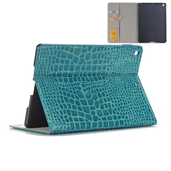 

Essidi Crocodile Stripe Leather Case For ipad 2 3 4 5 6 Stand Flip Tablet Protective Bag Wallet Smart Cover For ipad 6 5 4 3 2