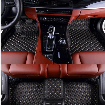 

Good quality mats! Custom special car floor mats for Audi Q7 5 seats 2019 waterproof car carpets for Q7 2018-2015,Free shipping