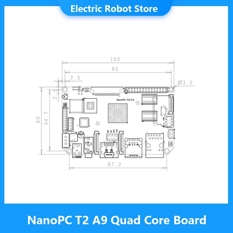 NanoPC T2 A9  ھ   S5P4418 ī ǻ º WiFi   ȵ̵ 1G DDR3 AXP228 PMU NP018