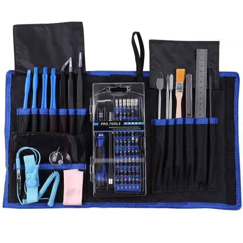 

81 In 1 Screwdriver Set Multi-Function Precision Screwdriver Magnetic Portable Oxford Cloth Bag Mobile Phone Removal Tool