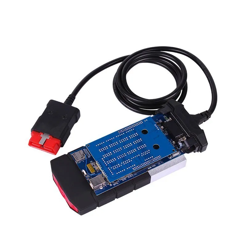 Универсальный OBD Автомобильный диагностический инструмент OBD2 сканер грузовик диагностический ВКН реле многоязычный код считыватель сканирующий инструмент зеленый/синий PCB